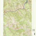 United States Geological Survey Pine Creek, WY (1996, 24000-Scale) digital map