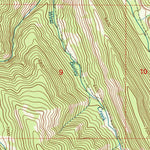 United States Geological Survey Pine Creek, WY (1996, 24000-Scale) digital map