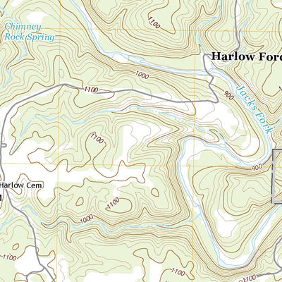 United States Geological Survey Pine Crest, MO (2021, 24000-Scale) digital map