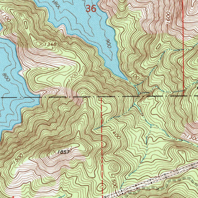 United States Geological Survey Pine Flat Dam, CA (1965, 24000-Scale) digital map