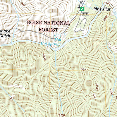 United States Geological Survey Pine Flat, ID (2020, 24000-Scale) digital map