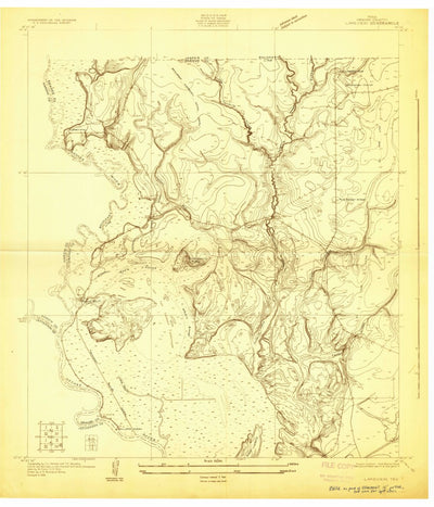 United States Geological Survey Pine Forest, TX (1926, 24000-Scale) digital map