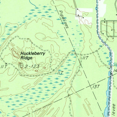 United States Geological Survey Pine Forest, TX (1993, 24000-Scale) digital map