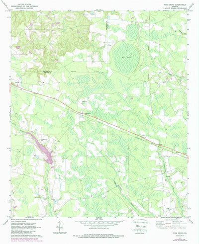 United States Geological Survey Pine Grove, GA (1970, 24000-Scale) digital map