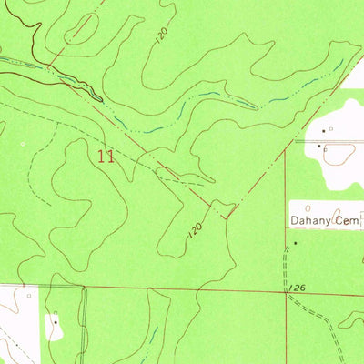 United States Geological Survey Pine Grove, LA (1967, 24000-Scale) digital map