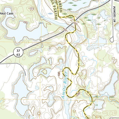 United States Geological Survey Pine Grove, LA (2020, 24000-Scale) digital map