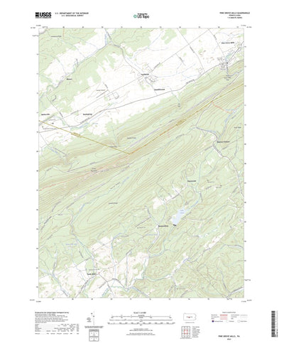 United States Geological Survey Pine Grove Mills, PA (2023, 24000-Scale) digital map