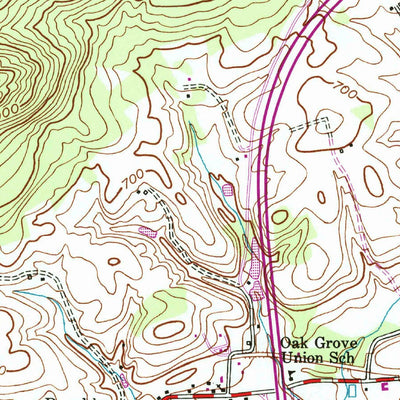 United States Geological Survey Pine Grove, PA (1954, 24000-Scale) digital map