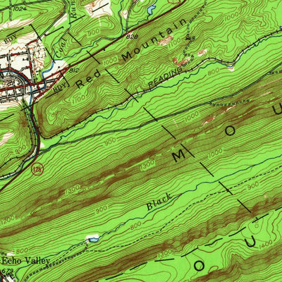 United States Geological Survey Pine Grove, PA (1955, 62500-Scale) digital map