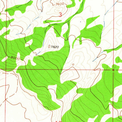 United States Geological Survey Pine Grove Ranch, WY (1961, 24000-Scale) digital map
