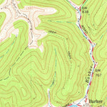 United States Geological Survey Pine Grove, WV (1960, 24000-Scale) digital map