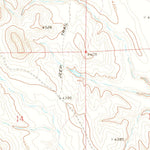 United States Geological Survey Pine Gulch, WY (1972, 24000-Scale) digital map