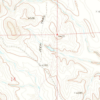 United States Geological Survey Pine Gulch, WY (1972, 24000-Scale) digital map