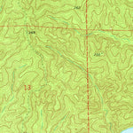 United States Geological Survey Pine Hill, AL (1973, 24000-Scale) digital map