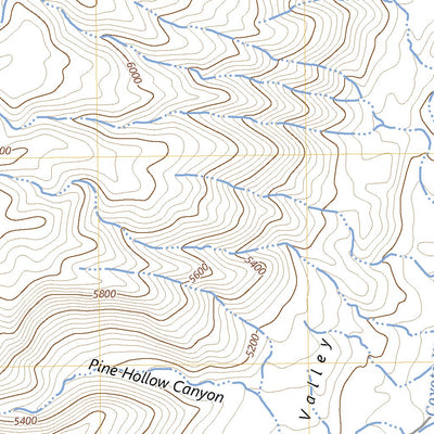 United States Geological Survey Pine Hollow Canyon, UT (2023, 24000-Scale) digital map