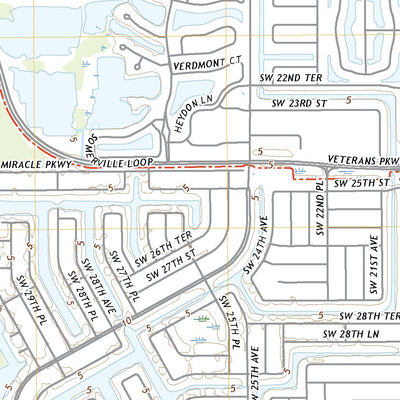 United States Geological Survey Pine Island Center, FL (2021, 24000-Scale) digital map