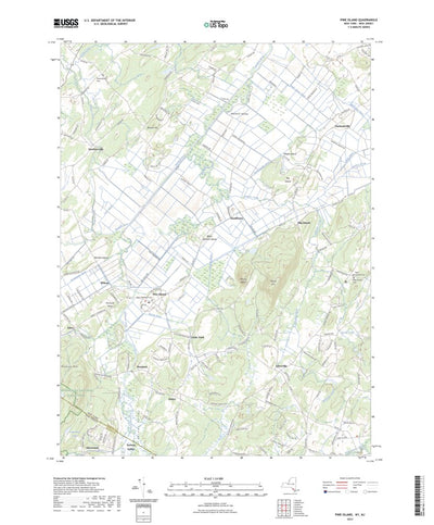 United States Geological Survey Pine Island, NY (2023, 24000-Scale) digital map