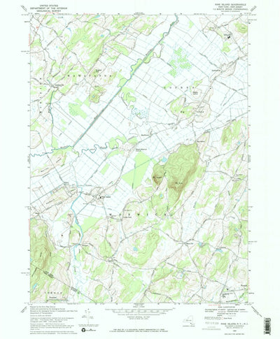 United States Geological Survey Pine Island, NY-NJ (1969, 24000-Scale) digital map