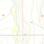 United States Geological Survey Pine Knoll, WY (1965, 24000-Scale) digital map