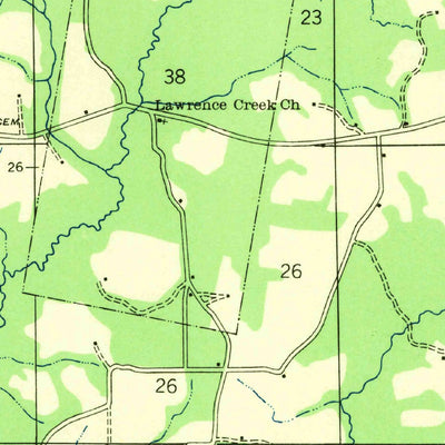 United States Geological Survey Pine, LA (1942, 31680-Scale) digital map