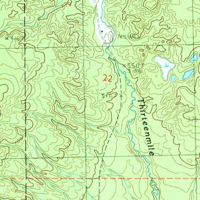 United States Geological Survey Pine Lake, MI (1984, 24000-Scale) digital map