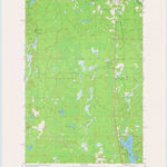 United States Geological Survey Pine Lake, WI-MI (1973, 24000-Scale) digital map