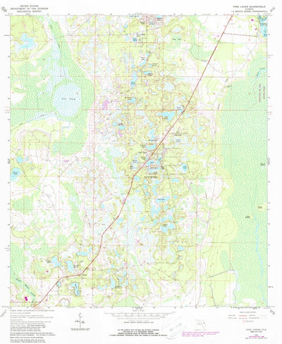 United States Geological Survey Pine Lakes, FL (1962, 24000-Scale) digital map