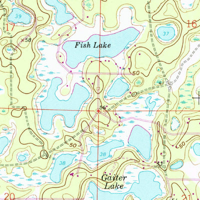 United States Geological Survey Pine Lakes, FL (1962, 24000-Scale) digital map