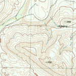 United States Geological Survey Pine Mountain East, TX (1983, 24000-Scale) digital map