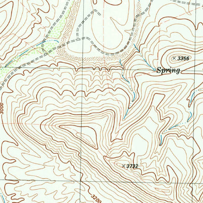 United States Geological Survey Pine Mountain East, TX (1983, 24000-Scale) digital map