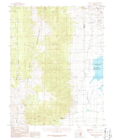 United States Geological Survey Pine Nut Valley, NV (1986, 24000-Scale) digital map