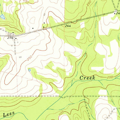 United States Geological Survey Pine Park, GA (1974, 24000-Scale) digital map