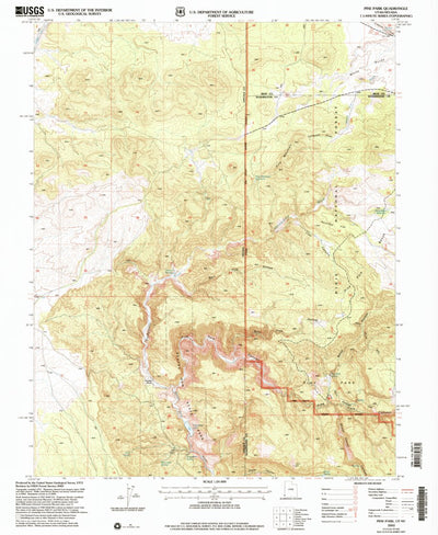United States Geological Survey Pine Park, UT-NV (2002, 24000-Scale) digital map