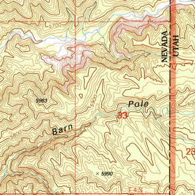 United States Geological Survey Pine Park, UT-NV (2002, 24000-Scale) digital map