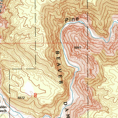 United States Geological Survey Pine Park, UT-NV (2002, 24000-Scale) digital map