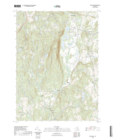 United States Geological Survey Pine Plains, NY (2023, 24000-Scale) digital map