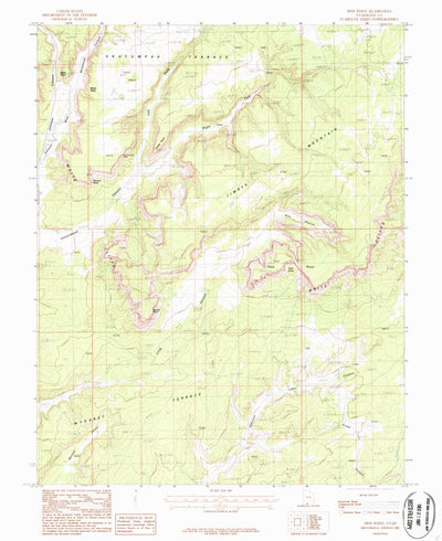 United States Geological Survey Pine Point, UT (1987, 24000-Scale) digital map
