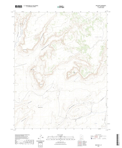 United States Geological Survey Pine Point, UT (2023, 24000-Scale) digital map