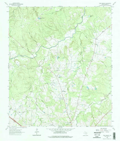 United States Geological Survey Pine Prairie, TX (1962, 24000-Scale) digital map