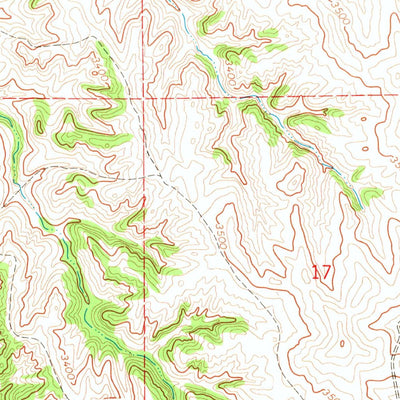 United States Geological Survey Pine Ridge NE, SD (1967, 24000-Scale) digital map