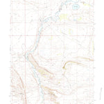 United States Geological Survey Pine Ridge, WY (1971, 24000-Scale) digital map