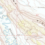 United States Geological Survey Pine Ridge, WY (1971, 24000-Scale) digital map