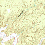 United States Geological Survey Pine Spring Canyon, UT (1966, 24000-Scale) digital map
