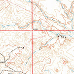 United States Geological Survey Pine Spring, SD (1974, 24000-Scale) digital map
