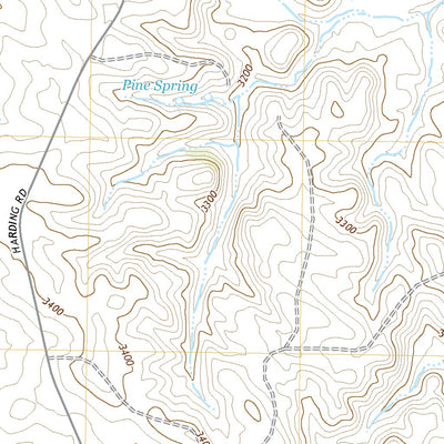 United States Geological Survey Pine Spring, SD (2021, 24000-Scale) digital map