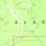United States Geological Survey Pine Springs, AZ (1971, 24000-Scale) digital map