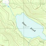 United States Geological Survey Pine Stream Flowage, ME (1988, 24000-Scale) digital map