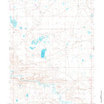 United States Geological Survey Pine Tree Ridge, WY (1955, 24000-Scale) digital map