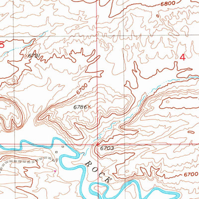 United States Geological Survey Pine Tree Ridge, WY (1955, 24000-Scale) digital map