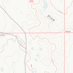 United States Geological Survey Pine Tree, WY (1954, 24000-Scale) digital map
